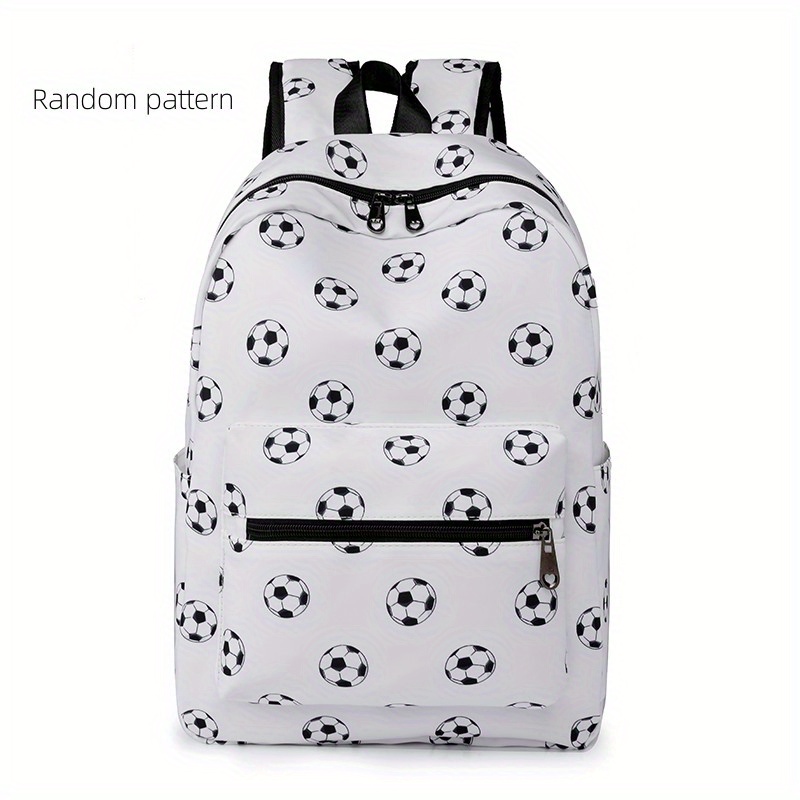 Animal Print Backpack Lightweight Schoolbag Outdoor Travel Bag