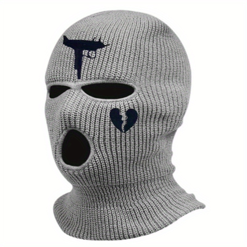Winter Knitted Beanie Hat Warm Windproof