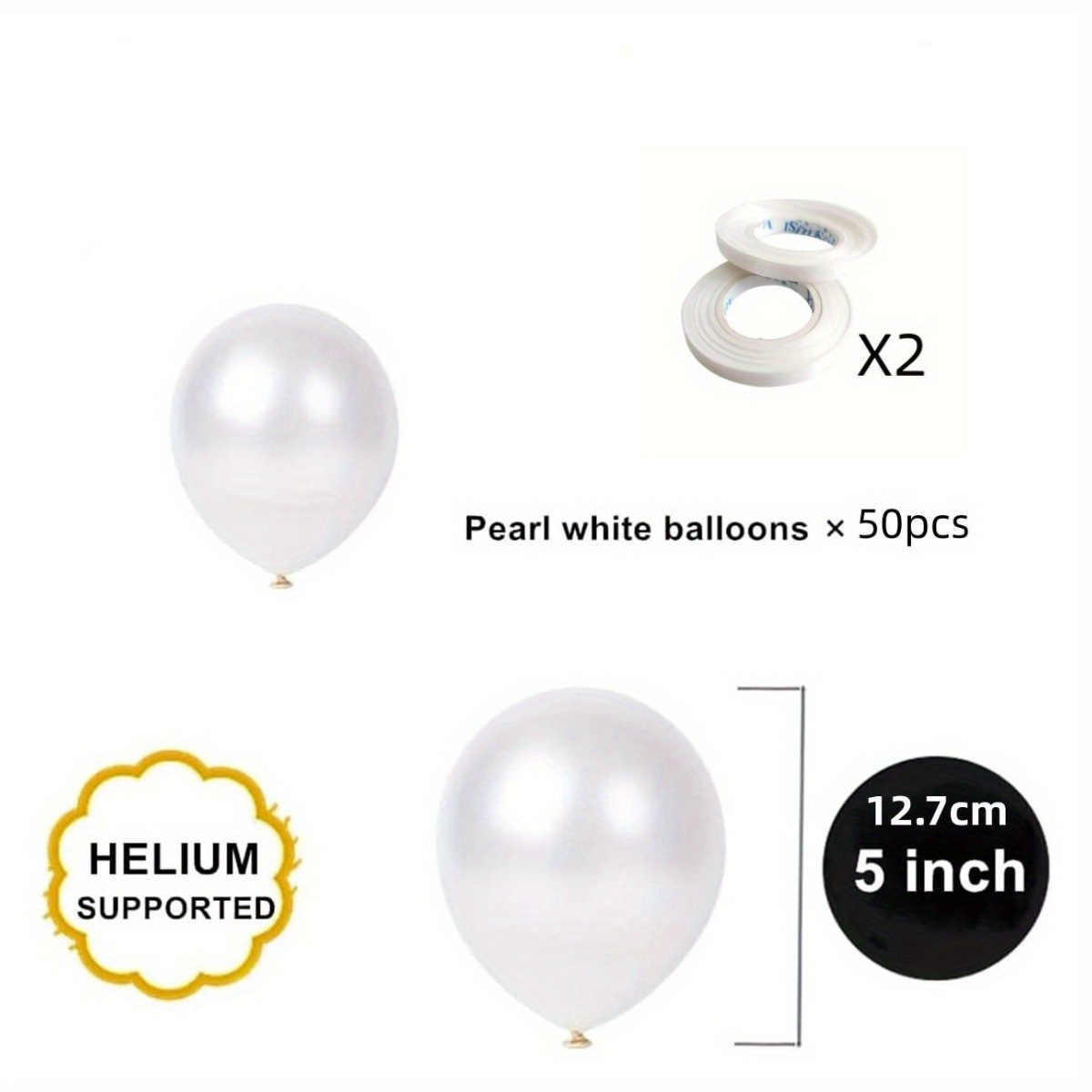 Palloncini Professionali 5'' Argento Metallizzato – The Colours of Balloons