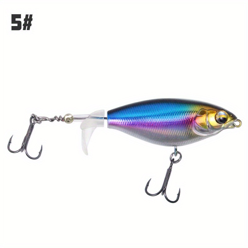 Whopper Lures Kit Plopping Lure Floating Rotating Tail Trout - Temu