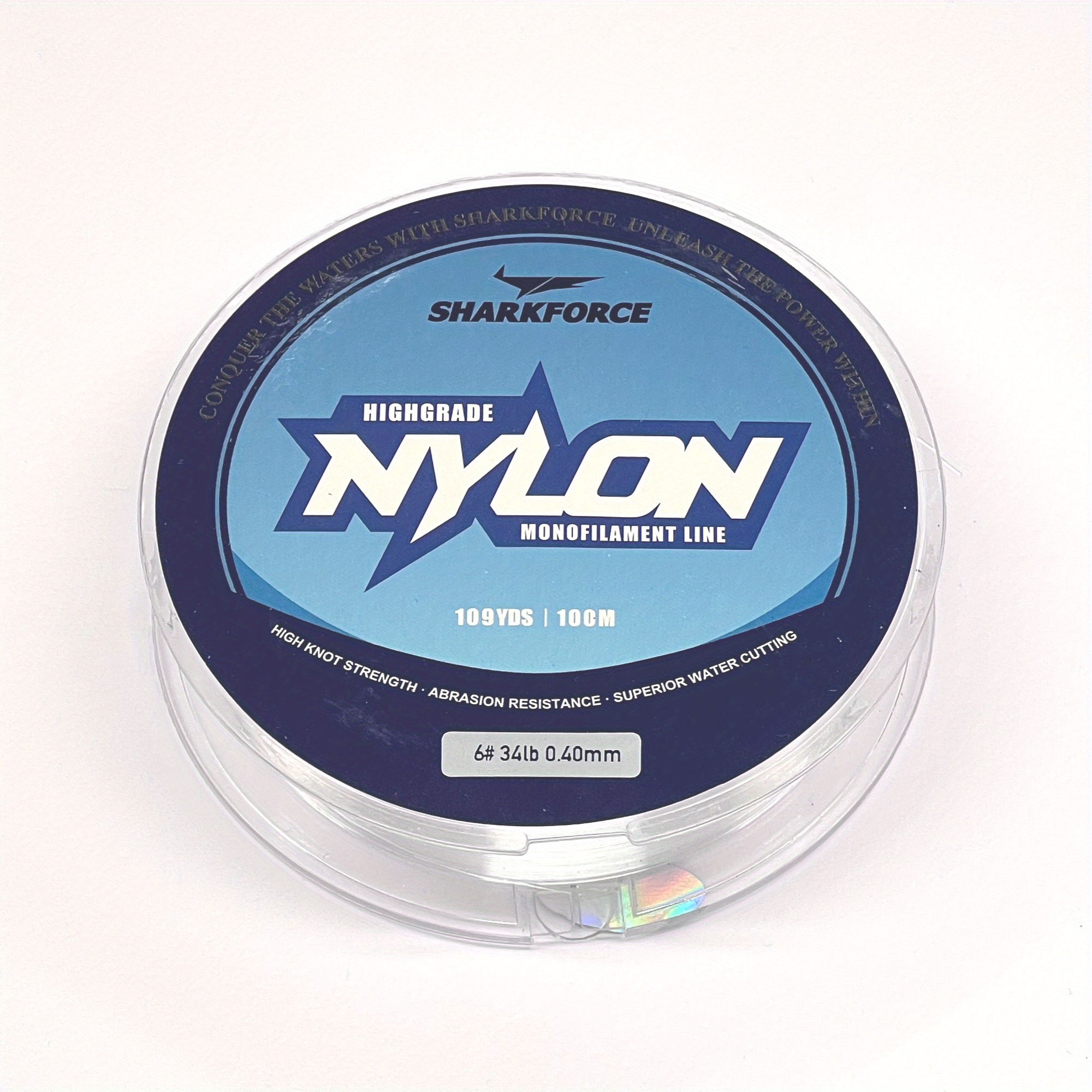 Clear Nylon Monofilament Fishing Line, Strong Fishing Wire Lure Leader  Abrasion Resistant Shock Absorber 100M/109YDS, Freshwater, Saltwater, Ice  Fishing, River Fishing, Rock Fishing