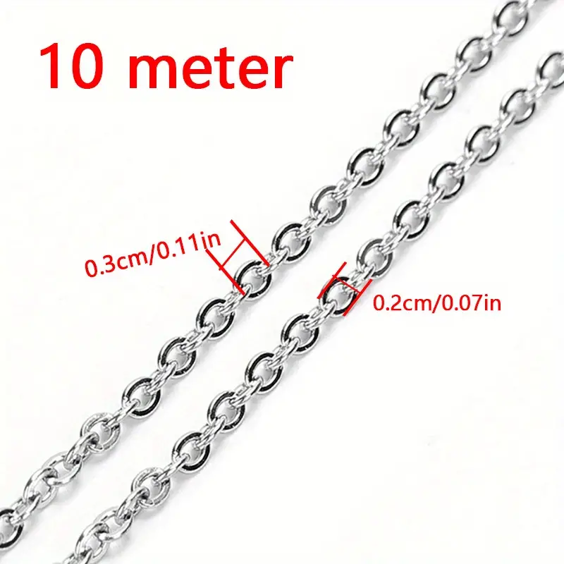 Stainless Steel Welding Chain High Quality Steel Color Flat - Temu