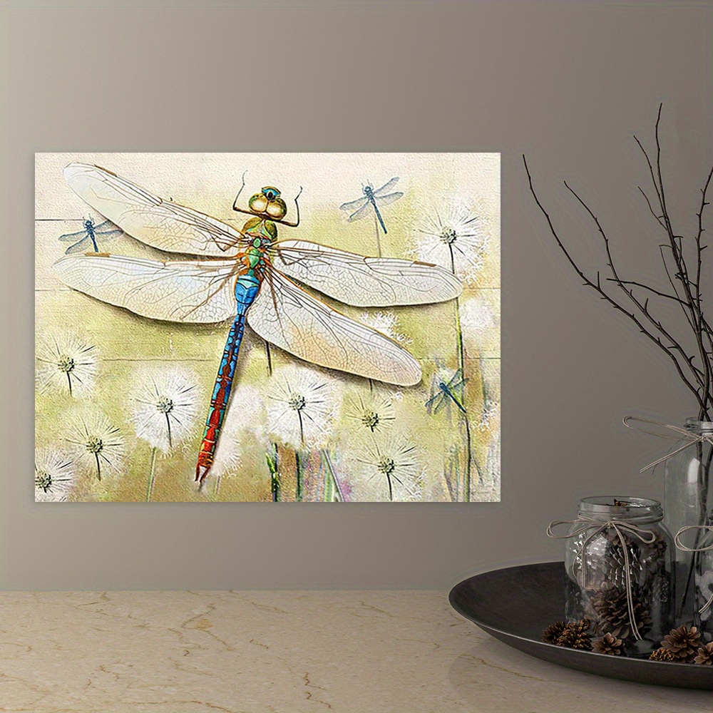 Dragonfly Wall Art Wall Decor Canvas Prints Poster Modern Temu
