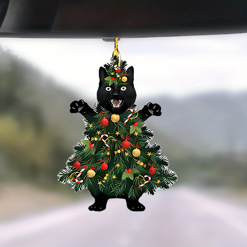 1 Colgante Decorativo Acrílico 2d Gato Negro Accesorios - Temu Chile