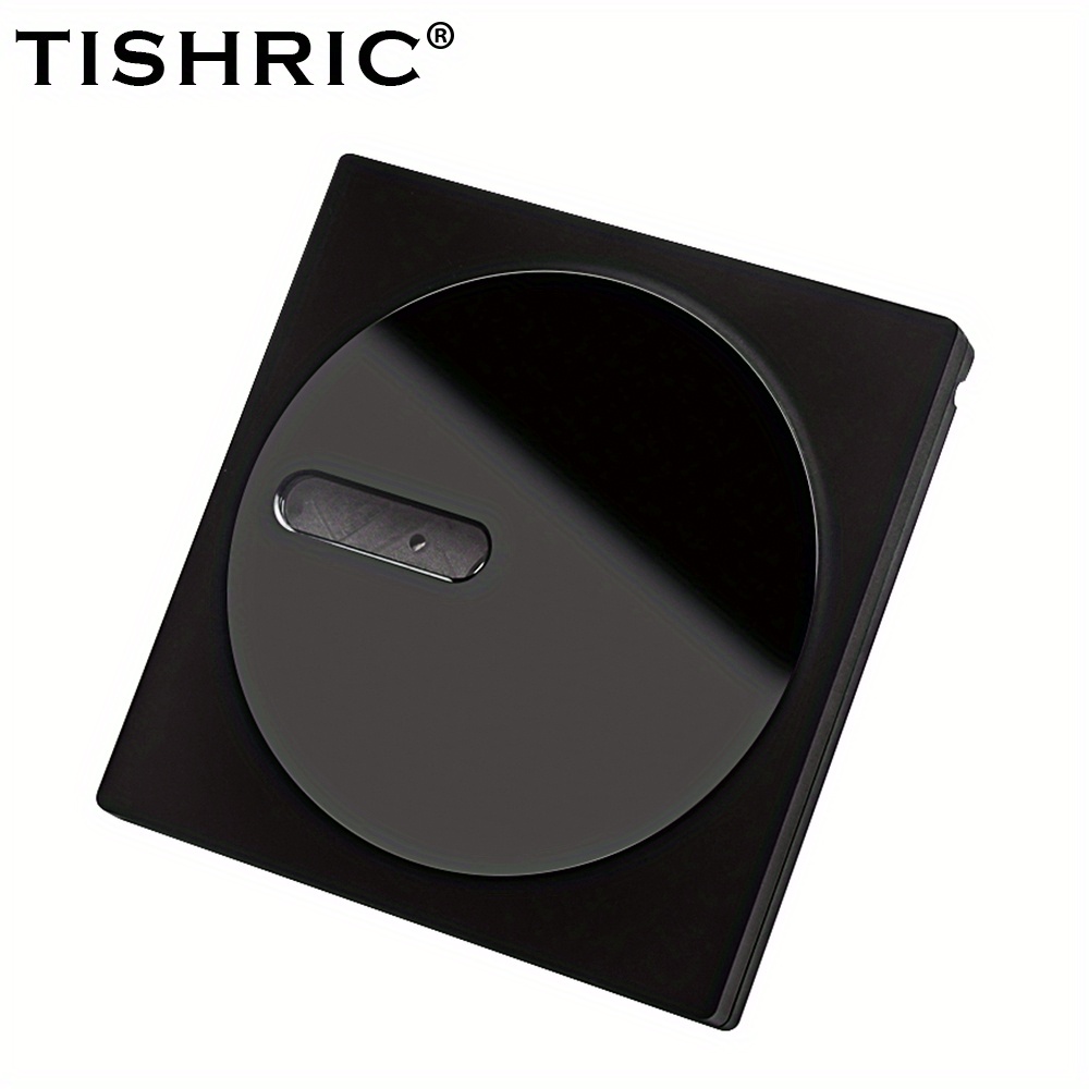 Tishric External Dvd Cd Drive Usb 3 0 Type C Portable Cd Dvd Rw