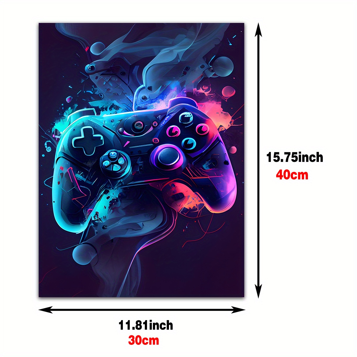 Gaming Poster, Xbox Wall Art, Gamer Print, Games Room Art, PS4 PS5 Teen  Gifts