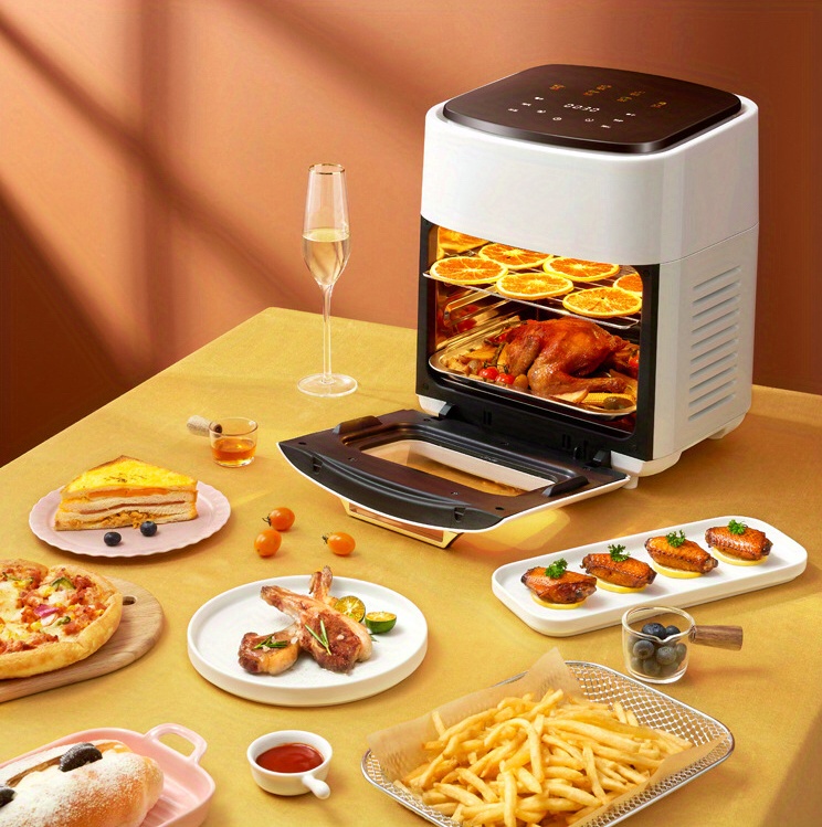 1pc Visual Air Fryer, 1.19gal Air Fryer Oven, Smart Cooking Program, Large  Capacity Multi-function Electric Fryer, Household Electronic Touch Control