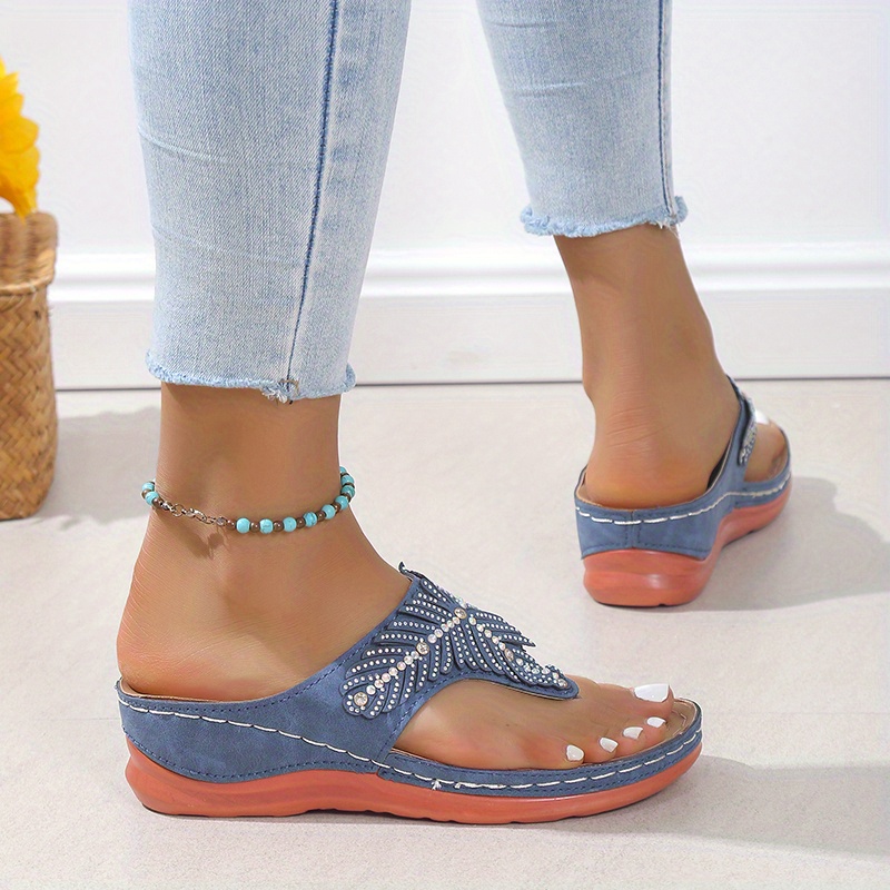 Sandalias Metálicas Con Decoración De Chian Para Mujer, Zapatos