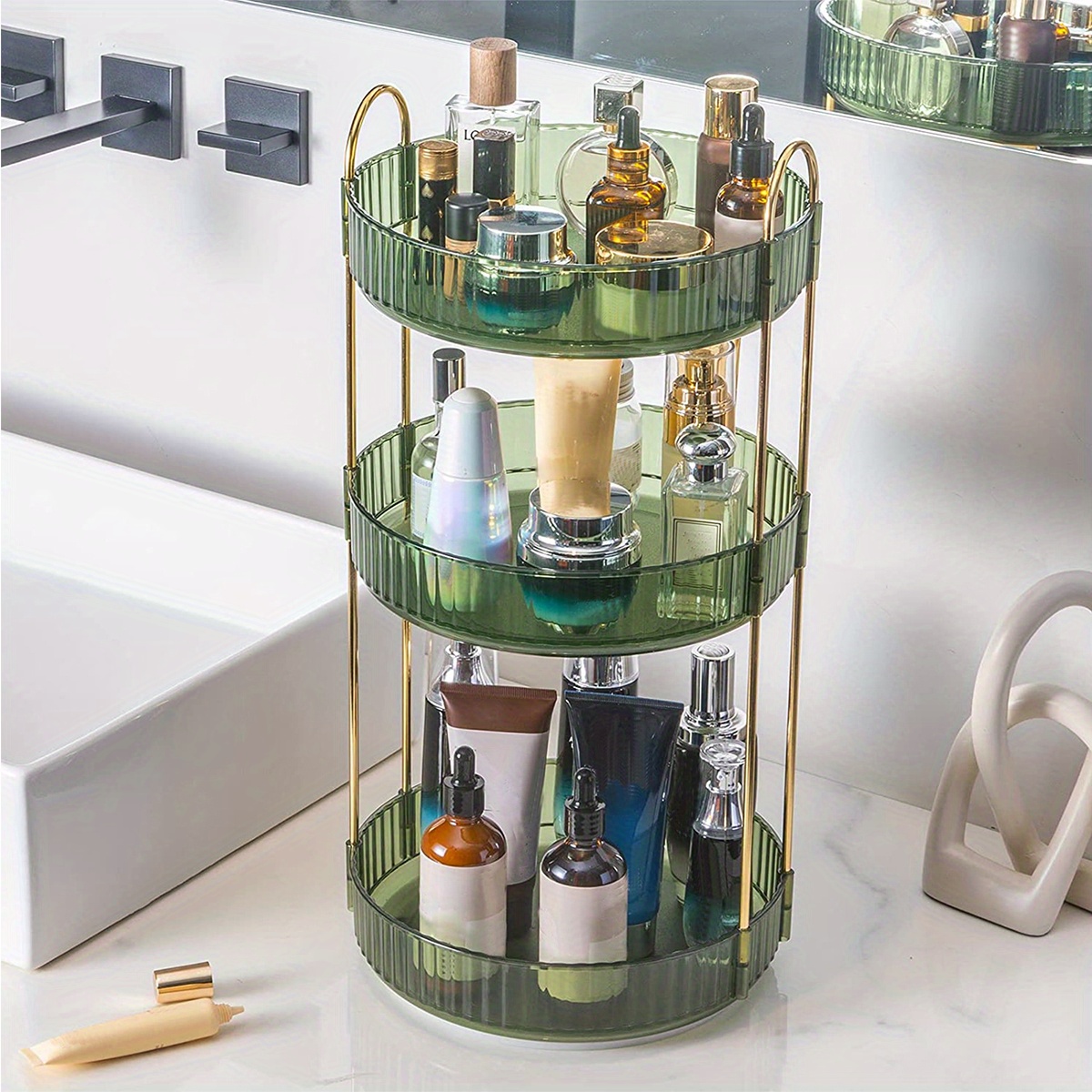 Makeup Organizer, Floor Skincare Organizers, Make Up Organizers