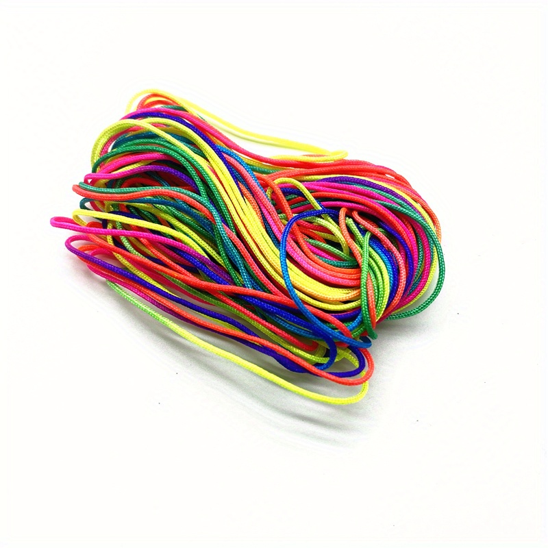 Uv Threadcolorful Nylon Beading Cord - Elastic Jewelry Thread For Bracelets  & Necklaces