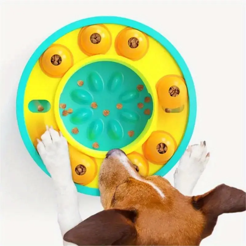 CHLEBEM Juguetes interactivos para perro, juguete para masticar para perros  pequeños y medianos, dispensador de alimentos IQ Treat, puzle para