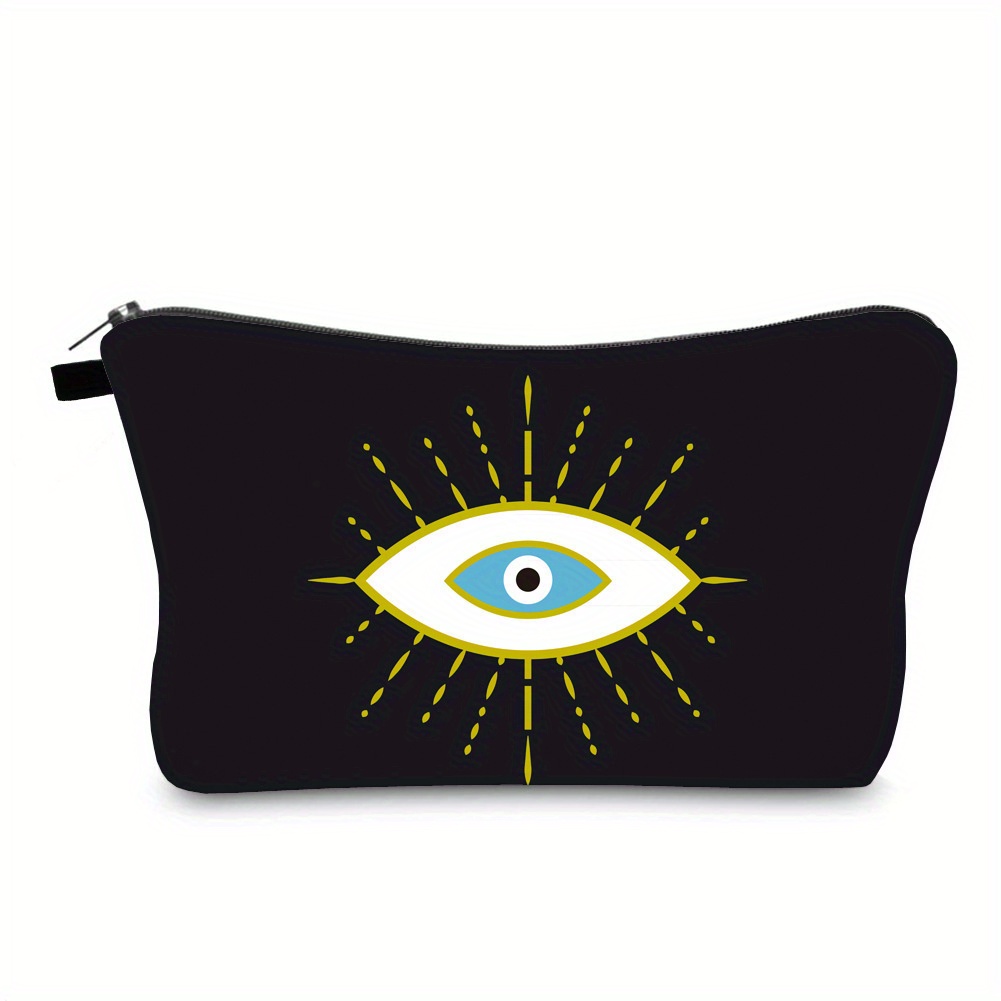 Devil's Eye Makeup Bag for Women Travel Cosmetic Purse Small Pouch