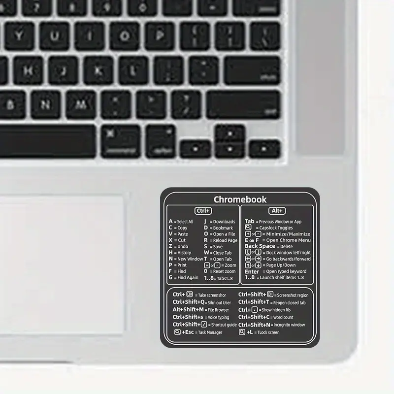 Chromebook Shortcut Sticker Sleeve Referenz Tipps Aufkleber - Temu Austria