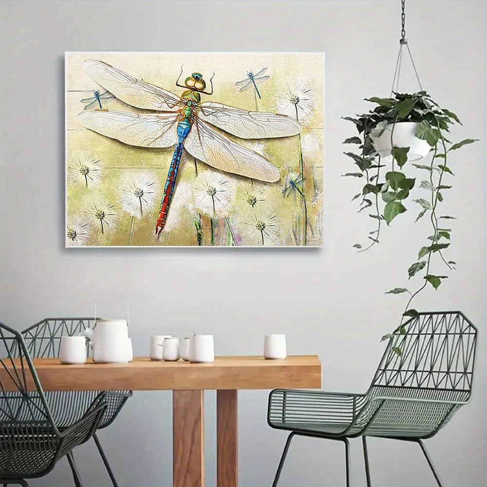 Dragonfly Wall Art Wall Decor Canvas Prints Poster Modern Temu