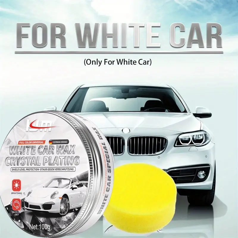 Car Wax Crystal Plating Set Hard Auto Wax Paint Care Coating Tiny Scratch  Repair Car Polisher With Sponge Car Accessories