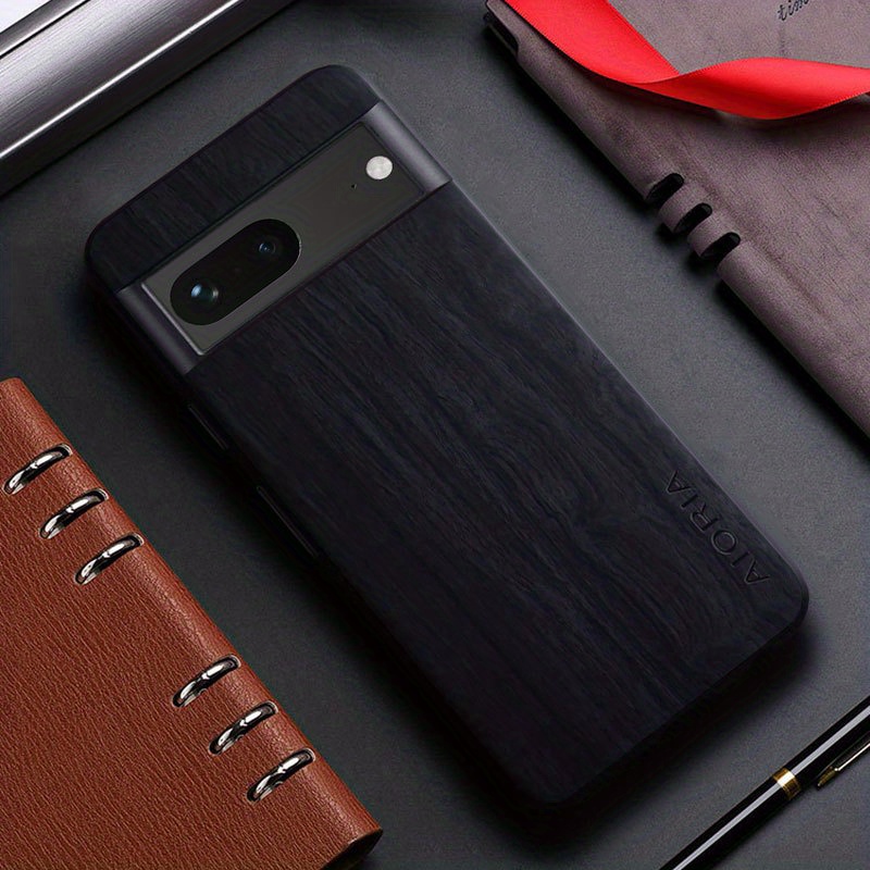 Bamboo Wood Pattern Faux Leather Case Google Pixel 8 Pro - Temu