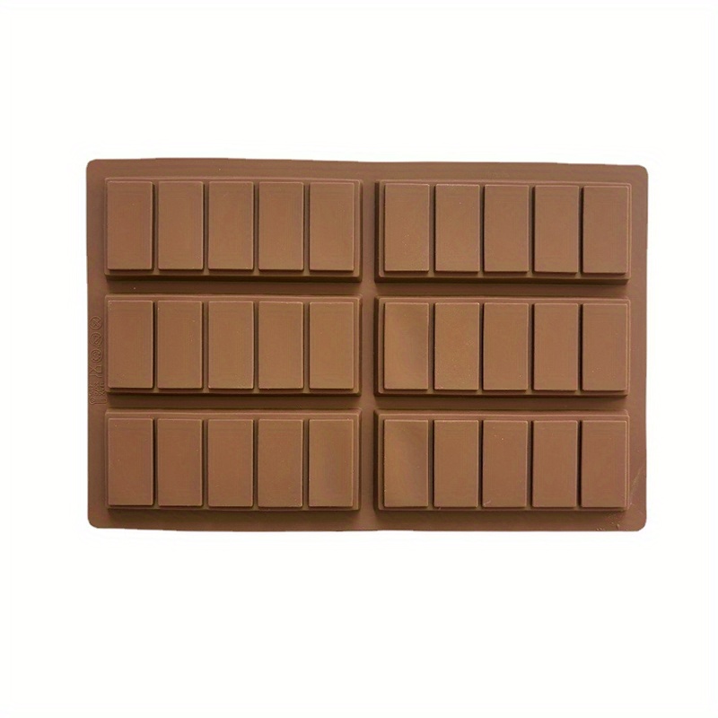 Chocolate Bar Mold 6 Cavity 3d Silicone Mold Heat Resistant - Temu