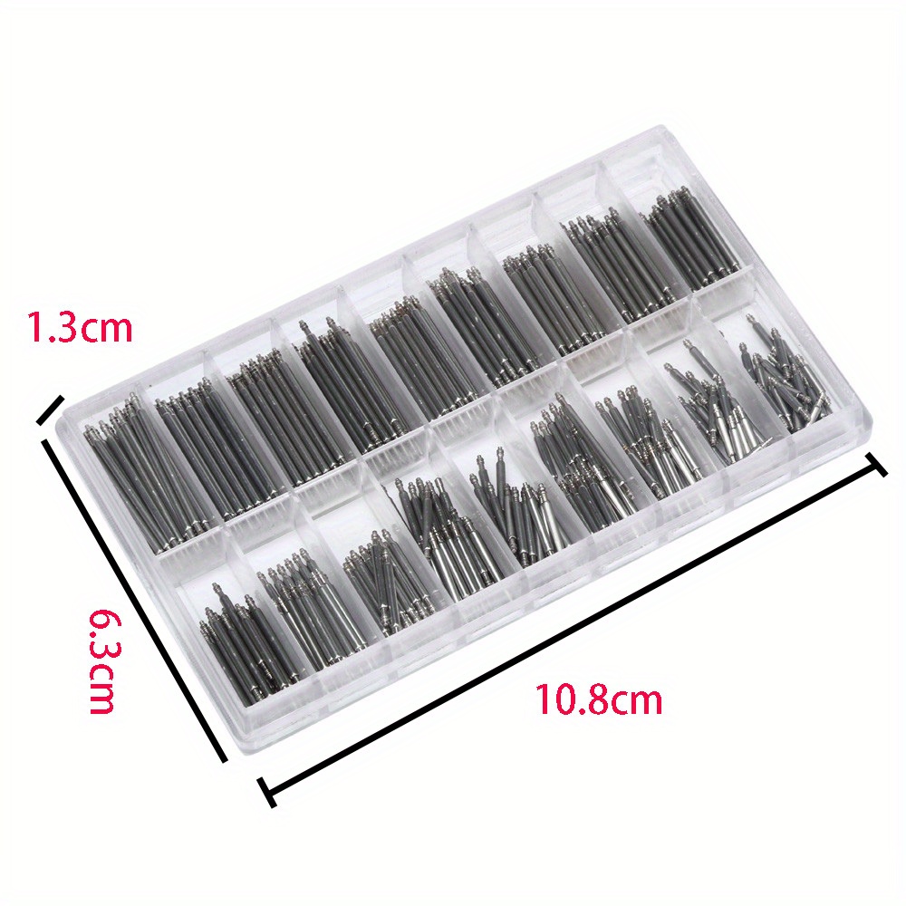 Image of Watch Repair Tools, Watch Band Accessories, Watch Lugs Case, Lugs, Watch Spring Bars, 360pcs Watch Band Link Pins