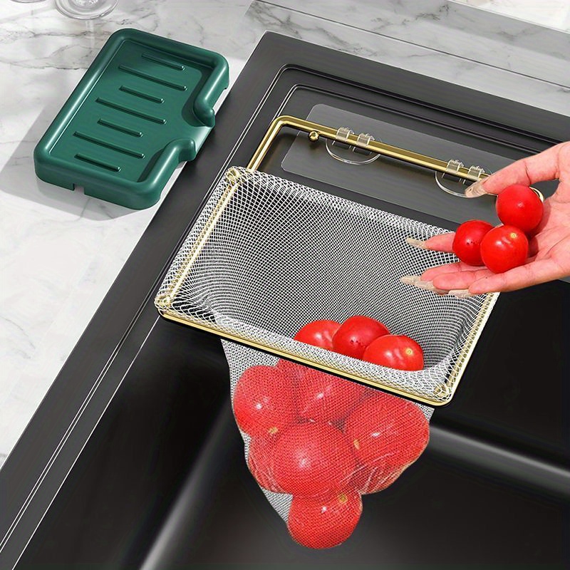 Kitchen Sink Strainer Rack Sink Filter Mesh Bag Keep Kitchen Temu