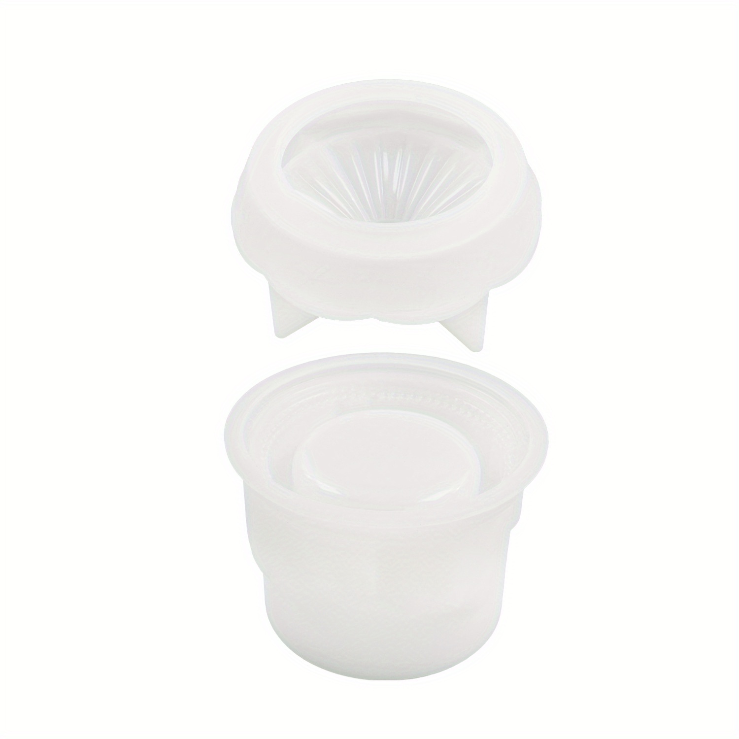 Image of 1set Storage Jar Resin Mold, Carousel Silicone Jar Molds With Lids, Epoxy Resin Casting Molds For Storage Box, Candy Container, Home Decoration, Craft Gifts Diy Casting