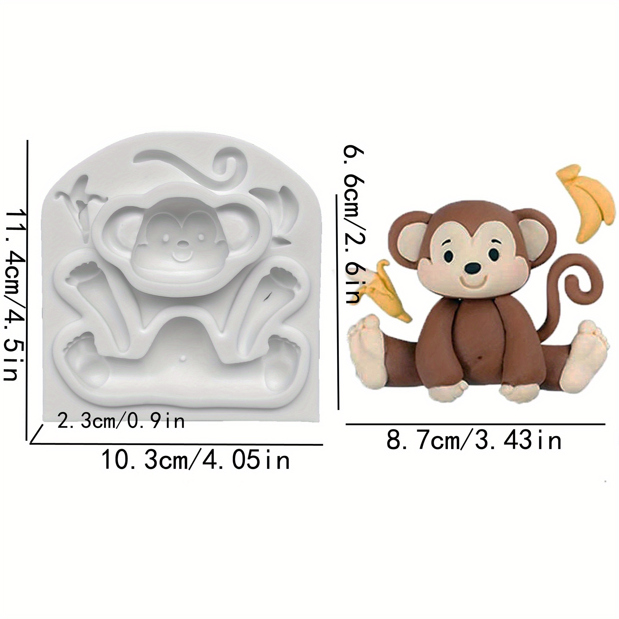 Forest Animals Chocolate Mold 3d Silicone Mold For Candy - Temu