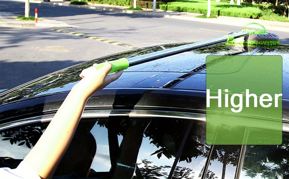 1 set car washing mop kit clean your car rv or truck easily with 2 replacement heads details 5