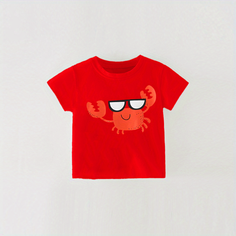 Toddler Girls And Boys Cartoon Graphics Short Sleeve Tee Comfort Fit ...