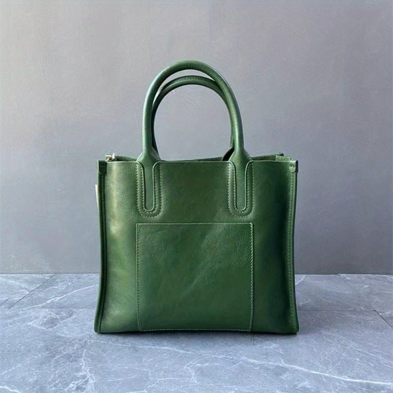 Green discount satchel bag