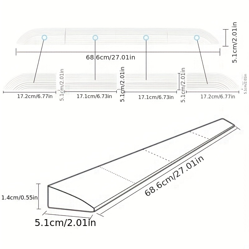 1set for     irobot robot vacuum sweeper sill bar   climbing mat replacement accessories details 1