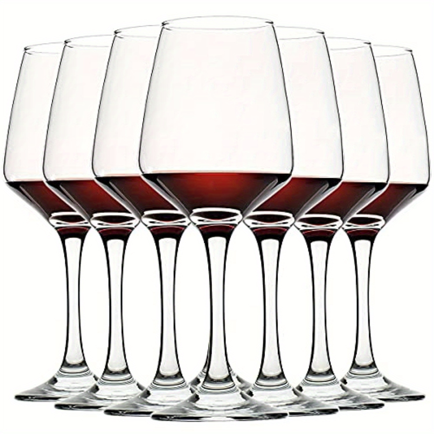 Wine Glasses Durable Long Stem Crystal Clear Red - Temu