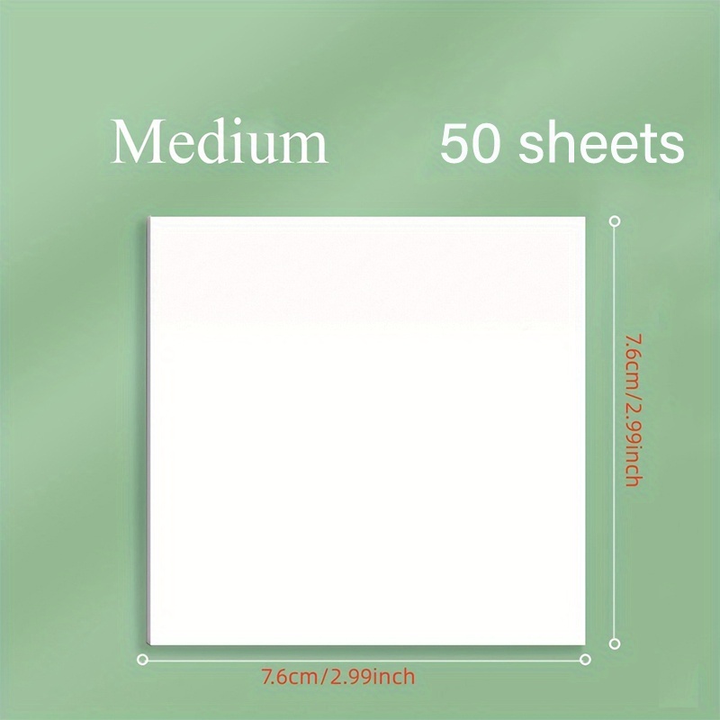 Sheets Transparent Sticky Notes,Clear Sticky Notes for Annotating