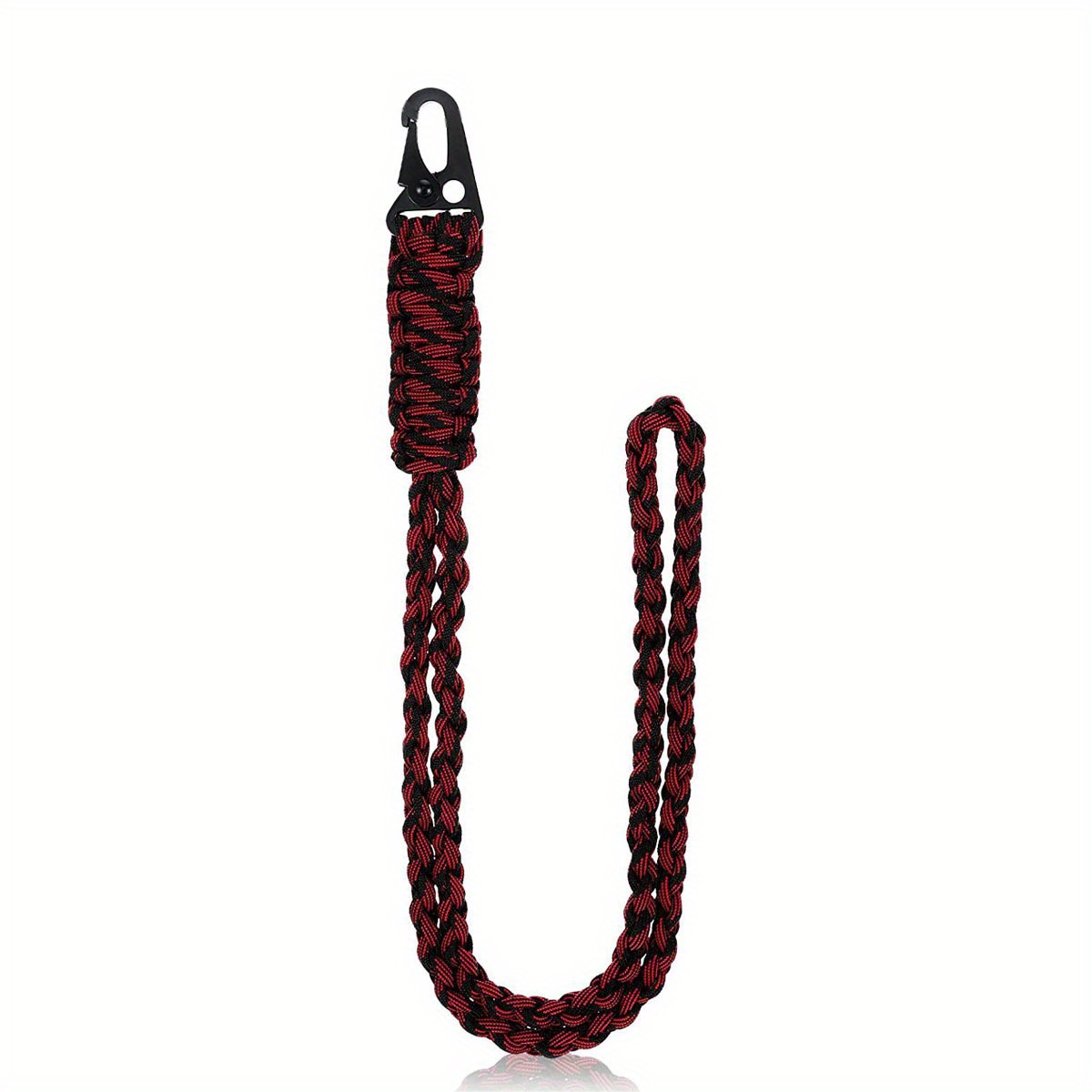 Durable Paracord Lanyard With Whistle Strap For Outdoor - Temu