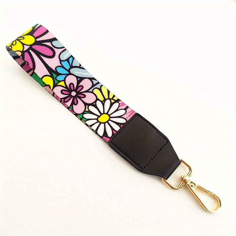 Pink Floral Replacement Bag Strap