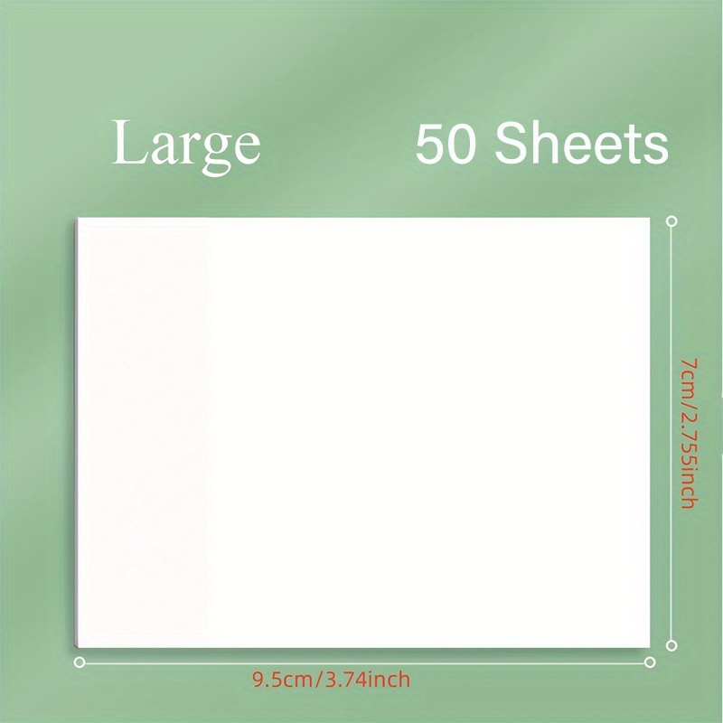 Sheets Transparent Sticky Notes,Clear Sticky Notes for Annotating