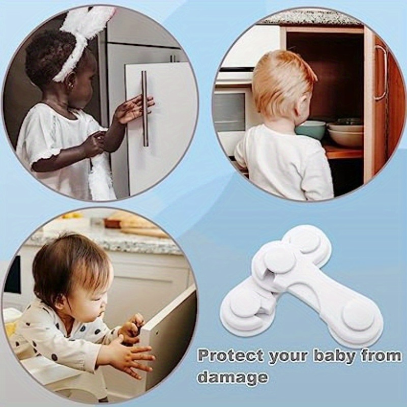 Cerradura De Seguridad Para Armario De Bebé, Pestillos Antihijos