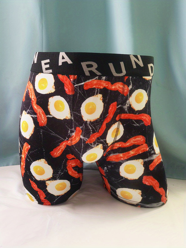 Men's Bacon and Eggs Boxer Brief Underwear