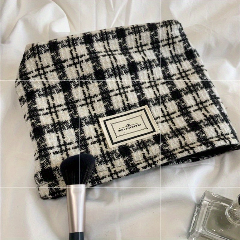Large Canvas Makeup Bag Zipper Travel Toiletry Organizer