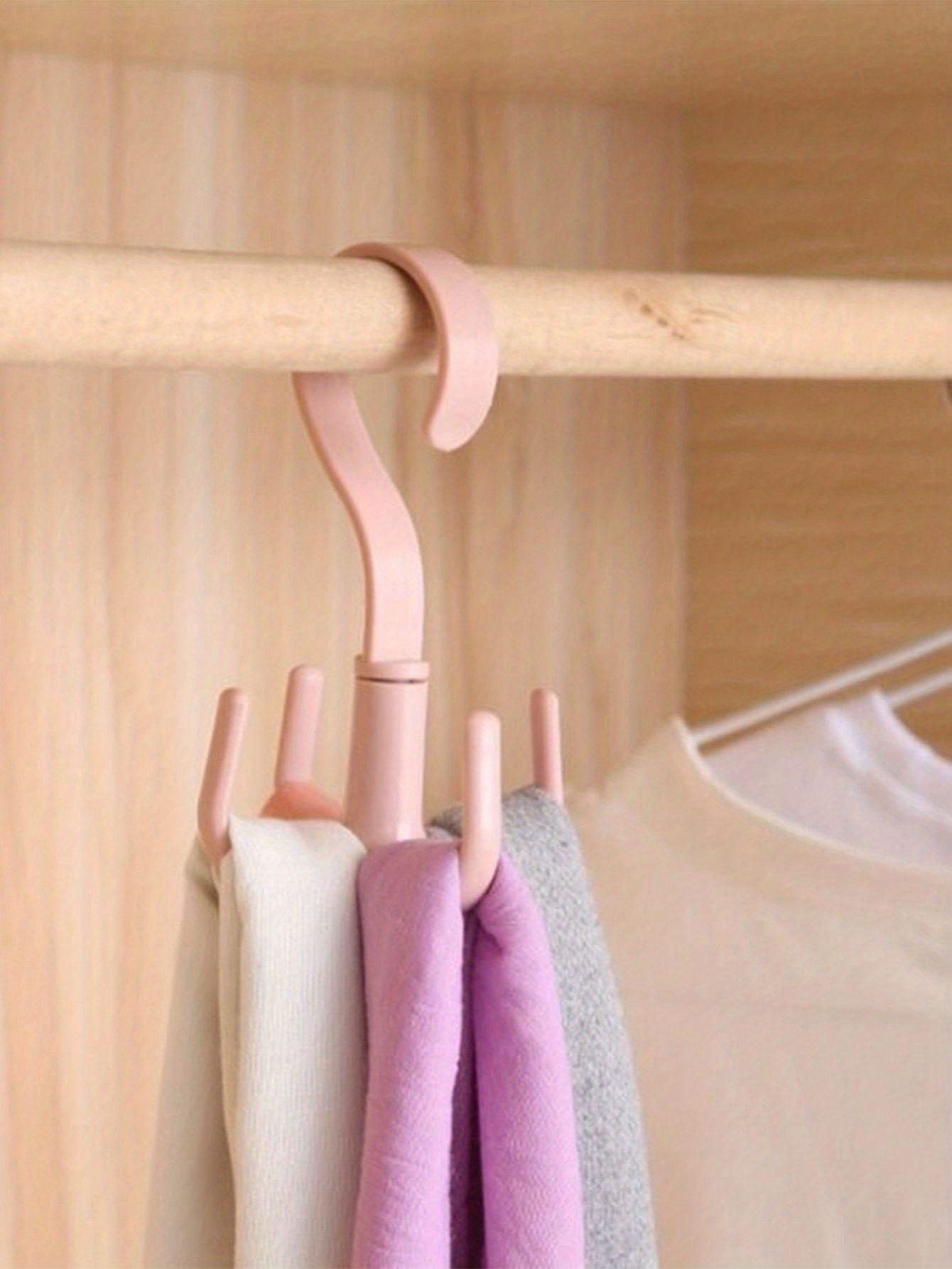 Rotatable Coat Hooks Four Claw Hooks Hanging Hats - Temu Canada