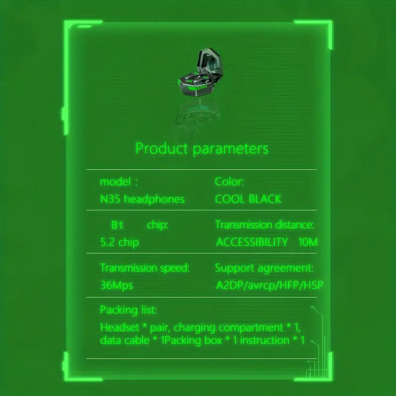 Aolon in-Ear BT Gaming Headset - Exceptional Sound Quality