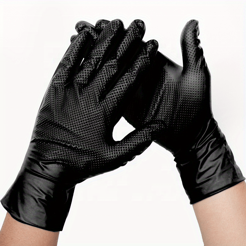 10/50pcs Gants En Nitrile Jetables Gants Industriels Doux - Temu