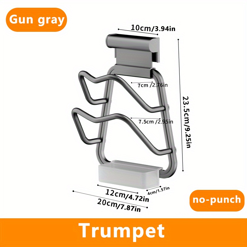 Wall Mounted Pot Lid Holder with Drip Tray