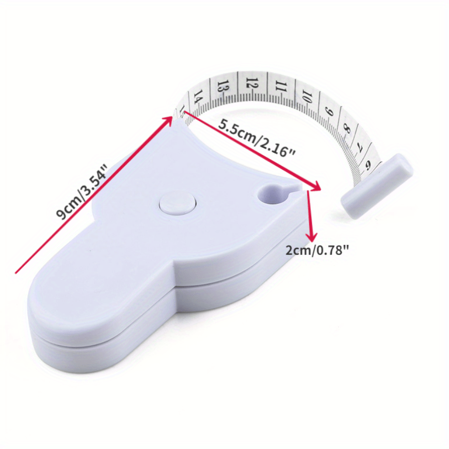 1 Set Y Type Tape Measure Flexible Double Sided Waist Measure Belt