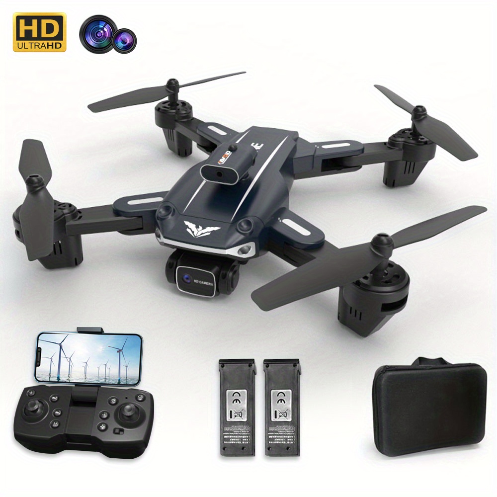 h109 drone wifi with hd dual camera 360 flip toys gifts for kids and adults drone gift toys with 2 battery details 0