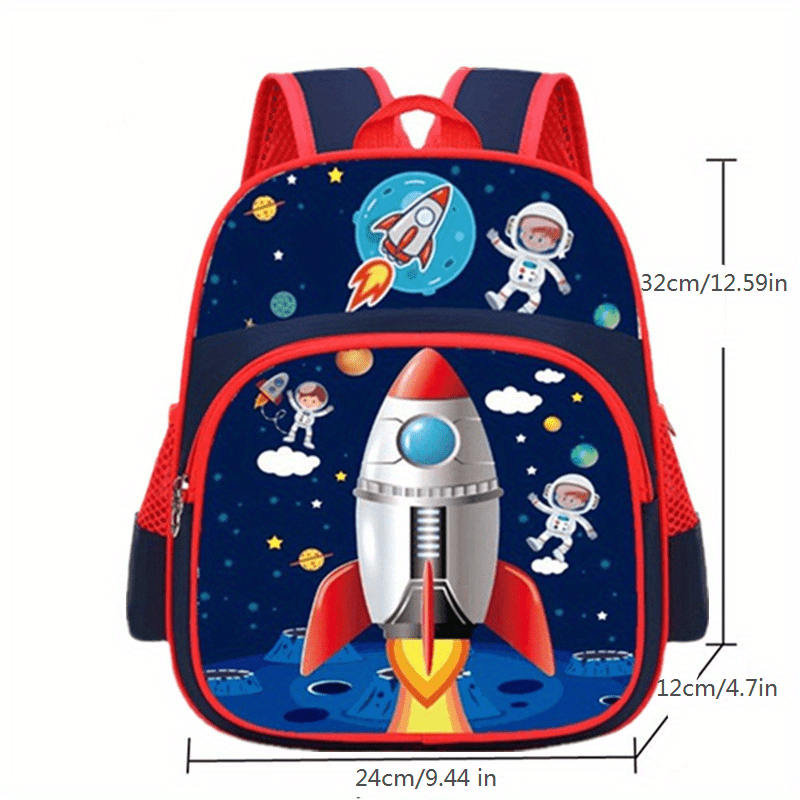 Space Astronaut Kids School Bag Kindergarten Spine Protection Backpack