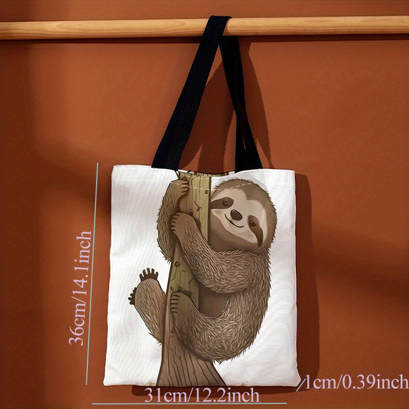 Sloth canvas online bag