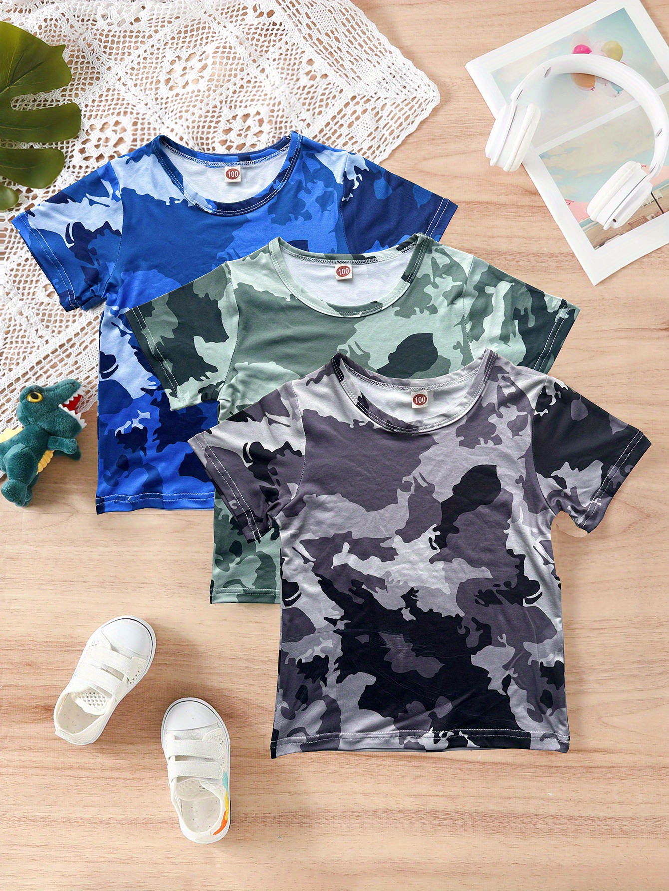 kids camouflage t shirt