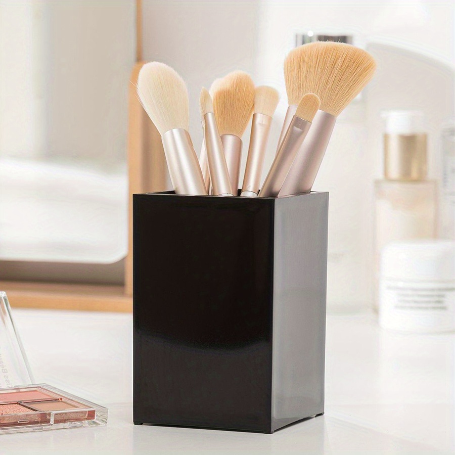 Black Tabletop Accessory Holder Vanity Eye Shadow Brush - Temu