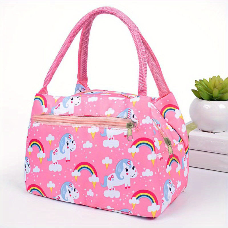 Printed Lunch Bag for womens & kids for/ Work School and Office