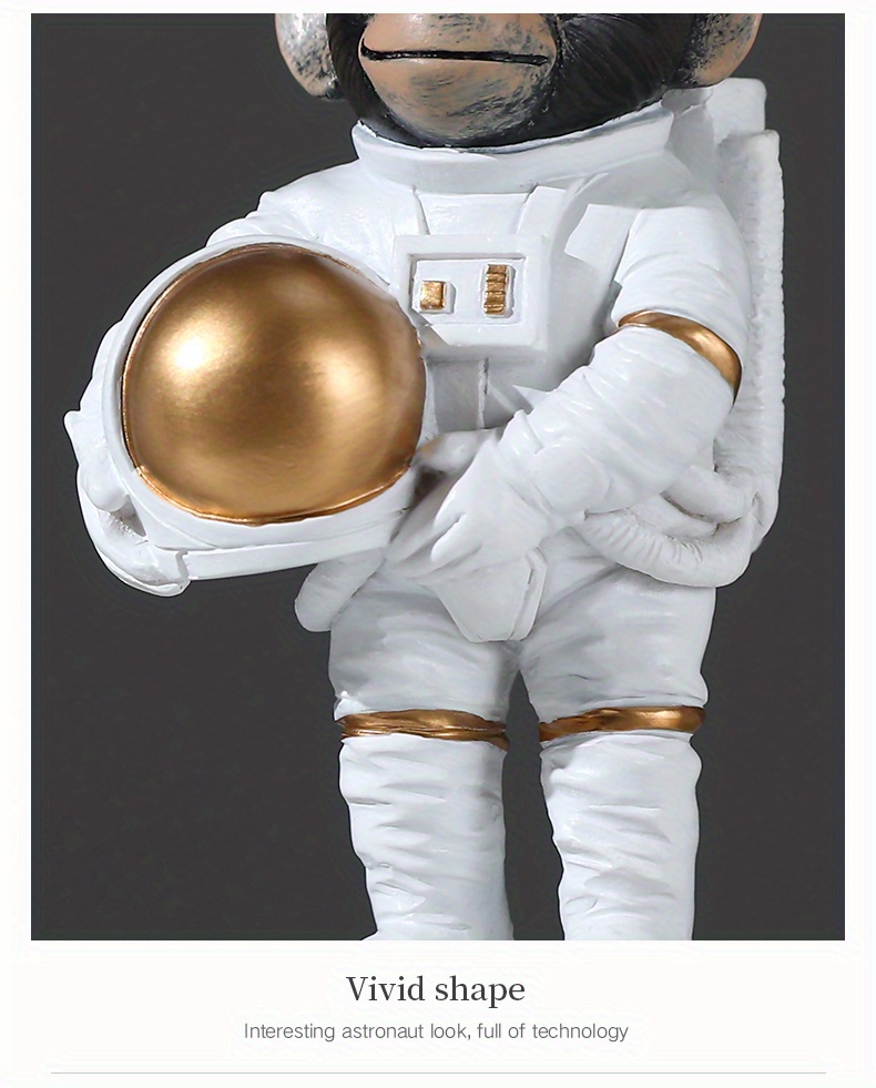 Figura resina Mono astronauta 38x19x32 cm - EspiralFaher, Manualidades,  Muñecas Custom
