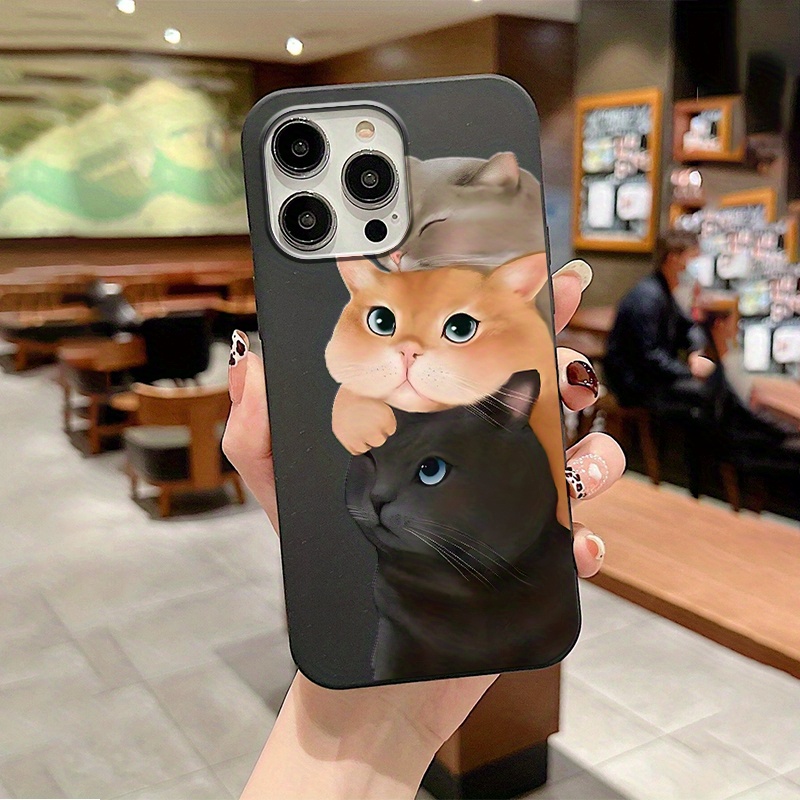 Cute Cat Phone Cases Iphone 14 Pro Max/14 Pro/14 Plus/14 13 - Temu